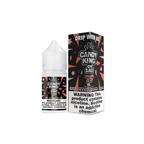 Candy King On Salt | Strawberry Pop Drops 30ml Nic Salt E-liquid