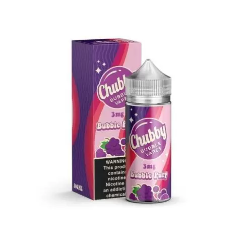 Chubby Bubble E-Liquid - Bubble Purp 100ml