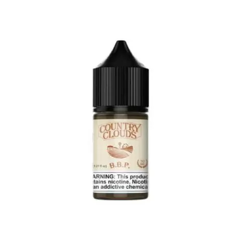 Country Clouds Salt E-Liquid - Banana Bread Puddin' 30ml