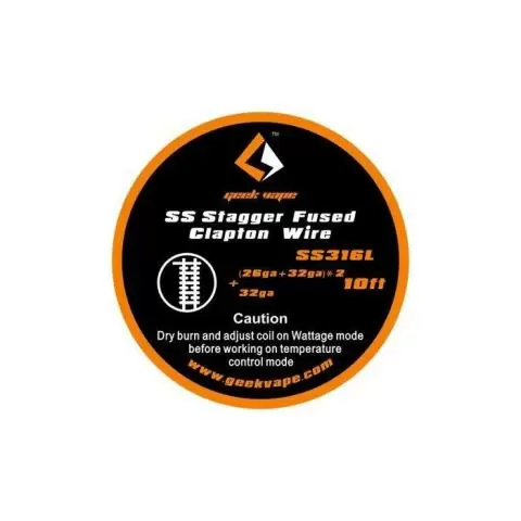 GeekVape SS316L stagger fused claptons