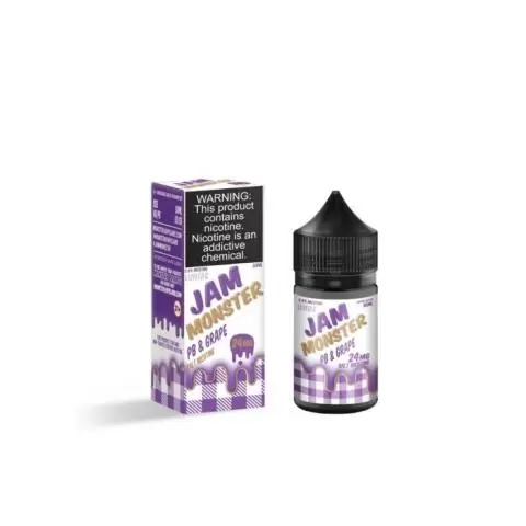 elfbar nachfüll pod läuft aus PB&Jam Monster Salt E-Liquid - Grape 30ml