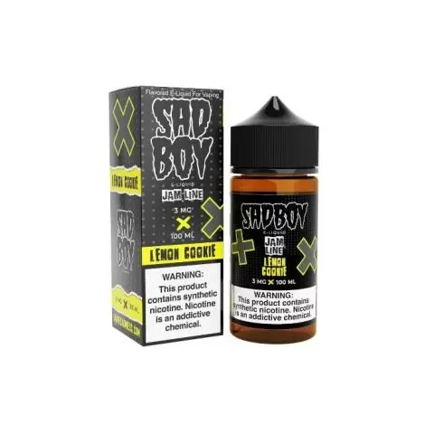 12mg vape juice Sadboy E-Liquid - Lemon Cookie 100ml