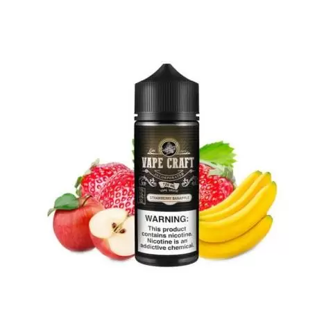 strawberry banana vape juice Straw Banapple | Craft Inc House Line Eco-Friendly Vaporizer Falvor:Strawberry Banana VCT BLACK – RipeVape