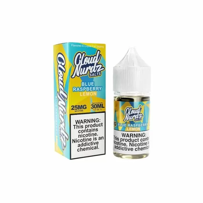 Cloud Nurdz Salt E-Liquid - Blue Raspberry Lemon 30ml | Only $14.99