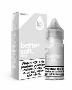 Better Salt Clear 30ml Nic Salt bottle and box