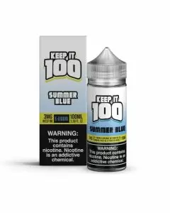Keep It 100 E-Liquid - Summer Blue 100ml
