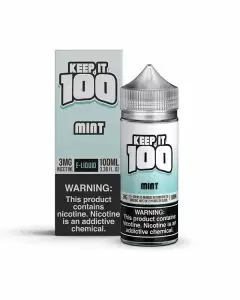 Keep It 100 Mint bottle and Box