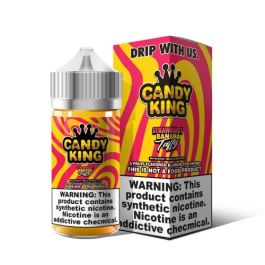 Candy King E-Liquid - Strawberry Banana Taffy 100ml | Only $14.99