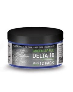 Delta-10 THC gummies | Green Apple rings