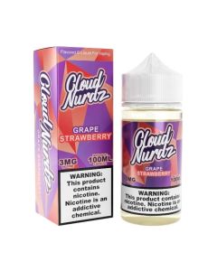 Cloud Nurdz E-Liquid - Grape Strawberry 100ml