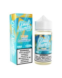 Cloud Nurdz Iced E-Liquid - Peach Blue Raspberry 100ml