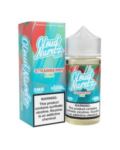 Cloud Nurdz Iced E-Liquid - Strawberry Kiwi 100ml