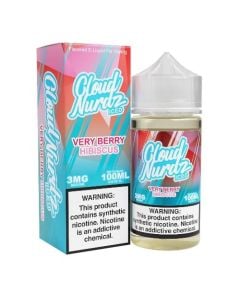 Cloud Nurdz Iced E-Liquid - Very Berry Hibiscus 100ml