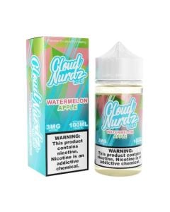 Cloud Nurdz Iced E-Liquid - Watermelon Apple 100ml