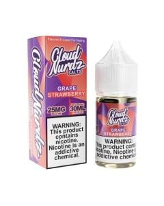 Cloud Nurdz Salt E-Liquid - Grape Strawberry 30ml