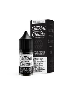 Coastal Clouds Salt E-liquid - Apple Peach Strawberry 30ml