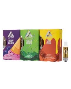Delta Extrax THC-P Live Resin 2g Vape Cart flavor options