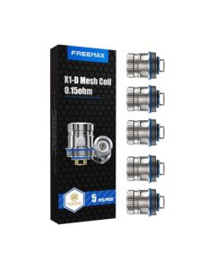 FreeMax X1-D Mesh Replacement Coils 5 pack