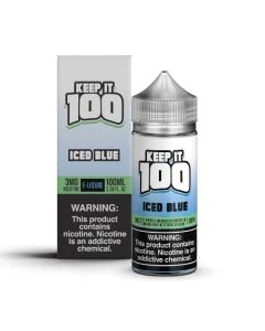 Keep It 100 E-Liquid - Iced Blue 100ml