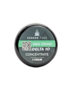 Serene Tree Delta-10 THC Concentrate - 1 Gram - Sour Diesel