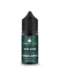 Serene Tree Delta-10 THC Green Apple Vape Juice 500mg