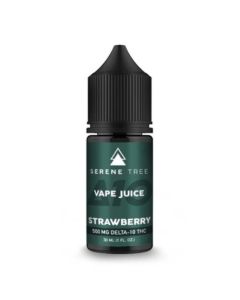 Delta-10 THC vape juice | Strawberry by Serene Tree