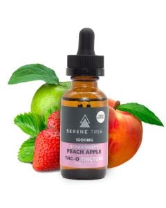 SERENE TREE DELTA-9 THC TINCTURE - Strawberry Peach Apple