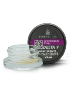 Serene Tree Delta-9 THC Concentrate - 1 Gram - Granddaddy Purp