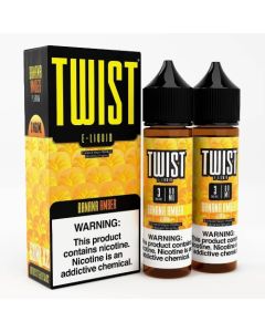 Twist E-Liquid - Banana Amber 2x60ml