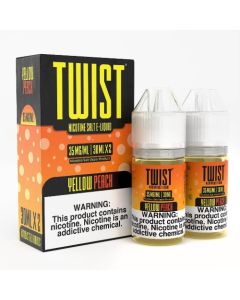 Twist E-Liquid Salts - Yellow Peach 2x30ml