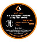 GeekVape - SS316L Stagger Fused Clapton Wire (26ga+32ga)*2+32ga