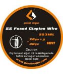 GeekVape - SS316L Fused Clapton Wire 26ga*2+30ga