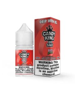 Candy King Salt E-Liquid - Belts Strawberry 30ml 