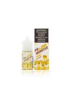 Jam Monster E-Liquid Banana PB & Jam Nic Salts 30mL