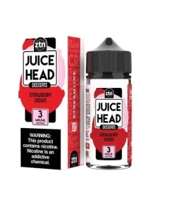Juice Head Desserts E-Liquid - Strawberry Cream 100ml