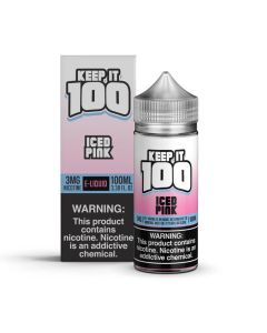 Keep it 100 Iced Pink 100ml box and bottle