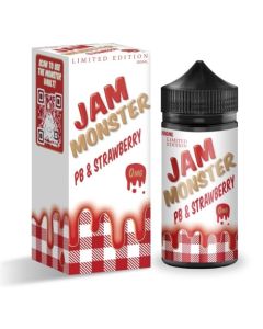 PB & Jam Monster E-Liquid - Strawberry 100ml