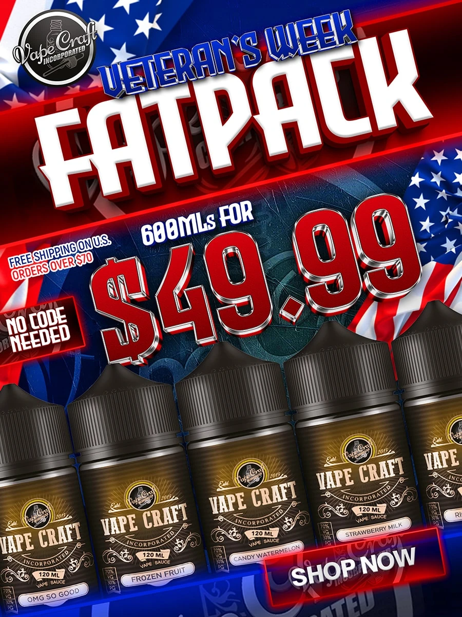 Veterans Week Fatpack Vape Sale