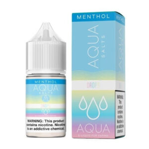 Aqua Salt E-Liquid – Drops Menthol 30ml