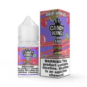 Candy King Salt E-Liquid – Strawberry Watermelon Bubblegum 30ml