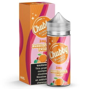 Chubby Bubble E-Liquid – Bubble Peach Twist 100ml