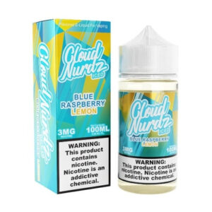 Cloud Nurdz Iced E-Liquid – Blue Raspberry Lemon 100ml