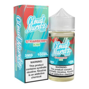 Cloud Nurdz Iced E-Liquid – Strawberry Kiwi 100ml