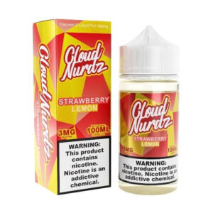 Cloud Nurdz E-Liquid – Strawberry Lemon 100ml