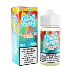 Cloud Nurdz Iced E-Liquid – Strawberry Lemon 100ml