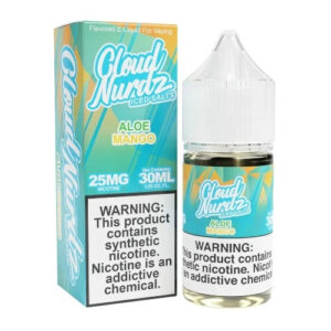 Cloud Nurdz Iced Salt E-Liquid – Aloe Mango 30ml