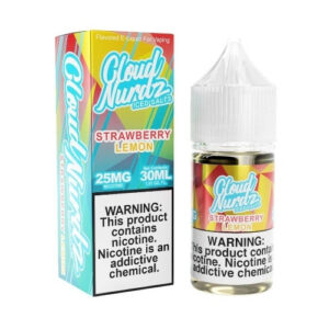 Cloud Nurdz Iced Salt E-Liquid – Strawberry Lemon 30ml