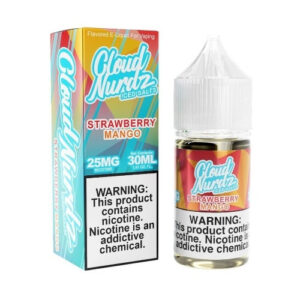 Cloud Nurdz Iced Salt E-Liquid – Strawberry Mango 30ml