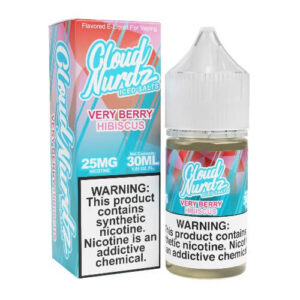 Cloud Nurdz Iced Salt E-Liquid – Very Berry Hibiscus 30ml
