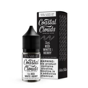 Coastal Clouds Salt – Red White and Berry Iced 30ml